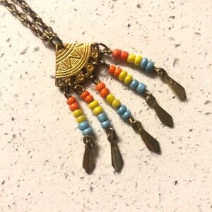 Bohemian Style Beaded Necklace
